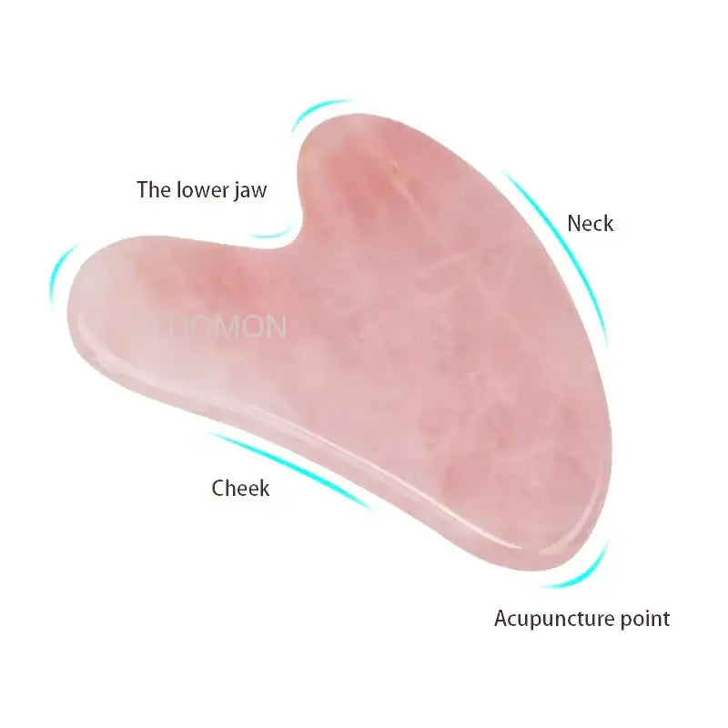 Rose Quartz Gua Sha Facial Tool